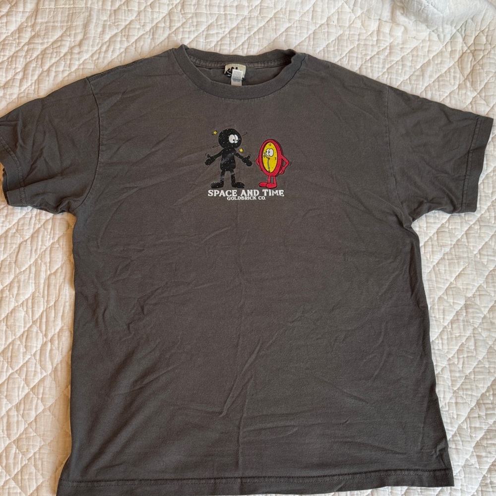 Men’s Gold Brick “space and time” tee